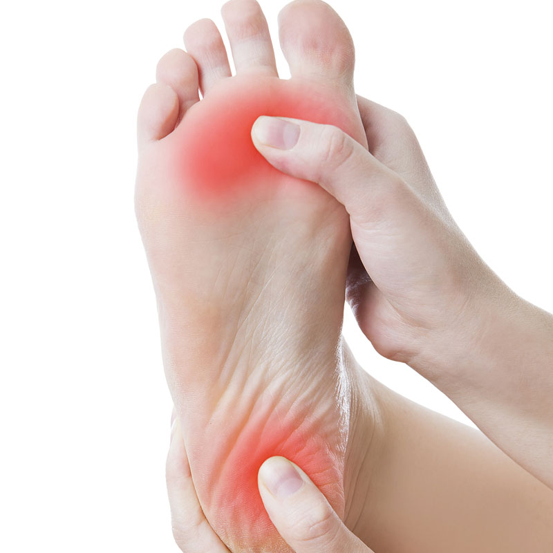 Osteopathie Fersensporn Fußschmerzen