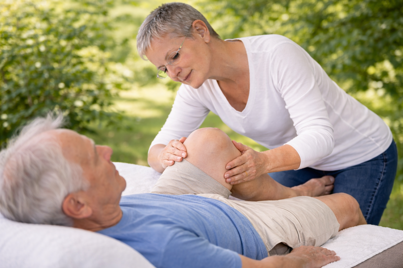 osteopathie senior knie behandlung odenwald